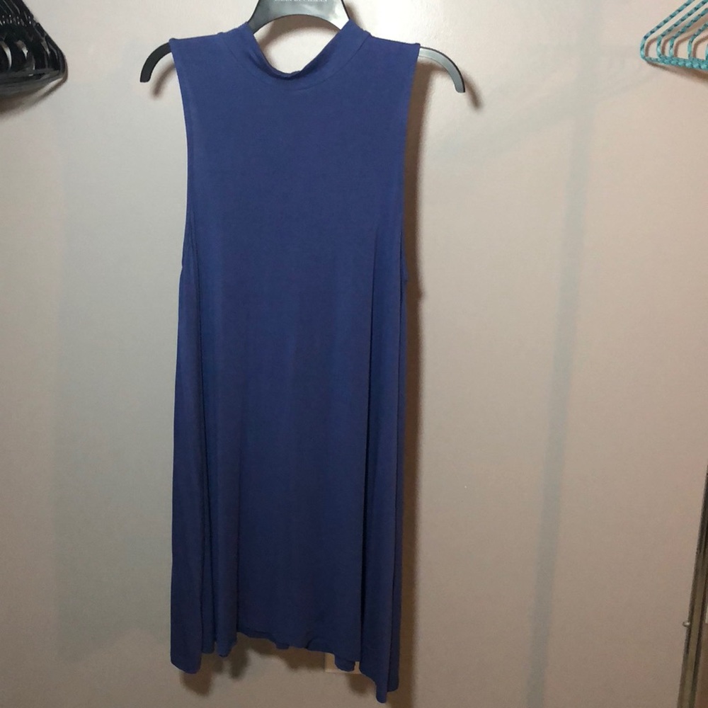 Mock turtleneck dress